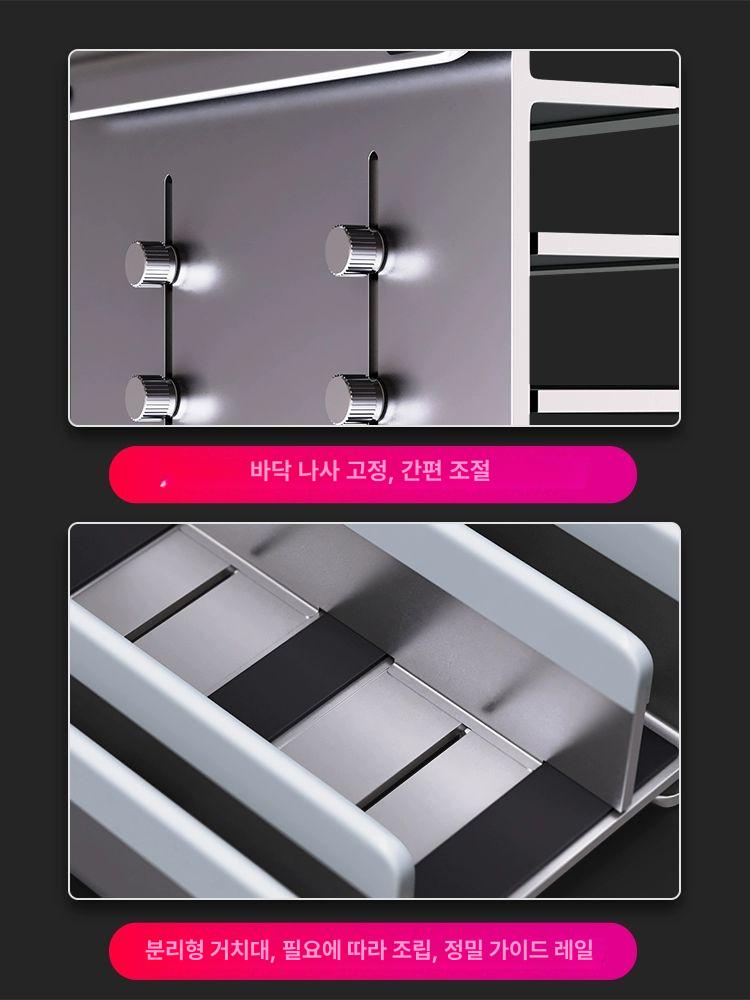 탁상 정리함 태블릿 거치대 클립 패드 수납 꽂이 핸드폰 - 상세 이미지 5