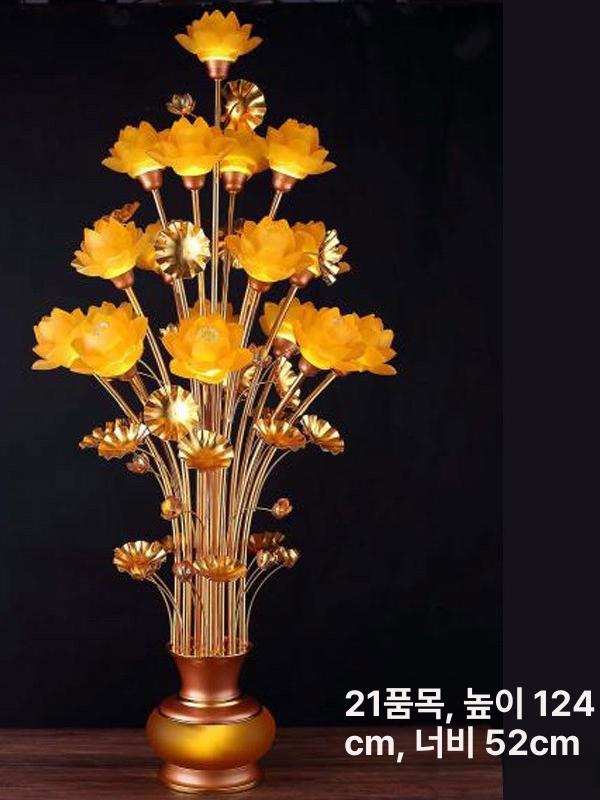 대형 연꽃램프 무드등 장식품 인테리어 행사 불교용품 법당 오신날 불상 연꽃등 조명 - 상세 이미지 3