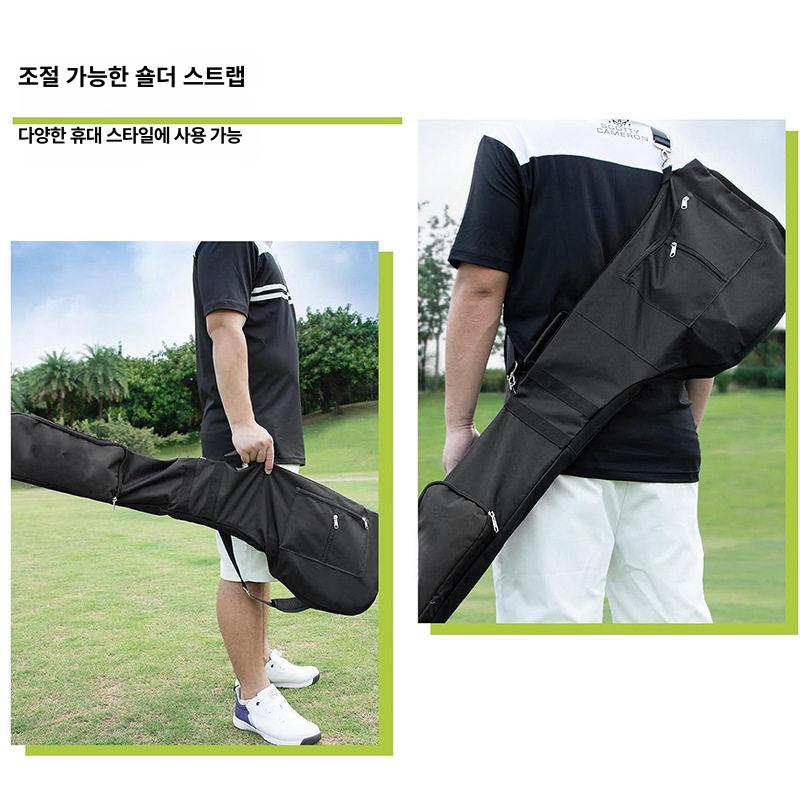 소형골프백 커버 남자 스탠드백 경량 캐디백 클럽 다중 포켓이 골프가방 칸막이 레인 - 상세 이미지 5