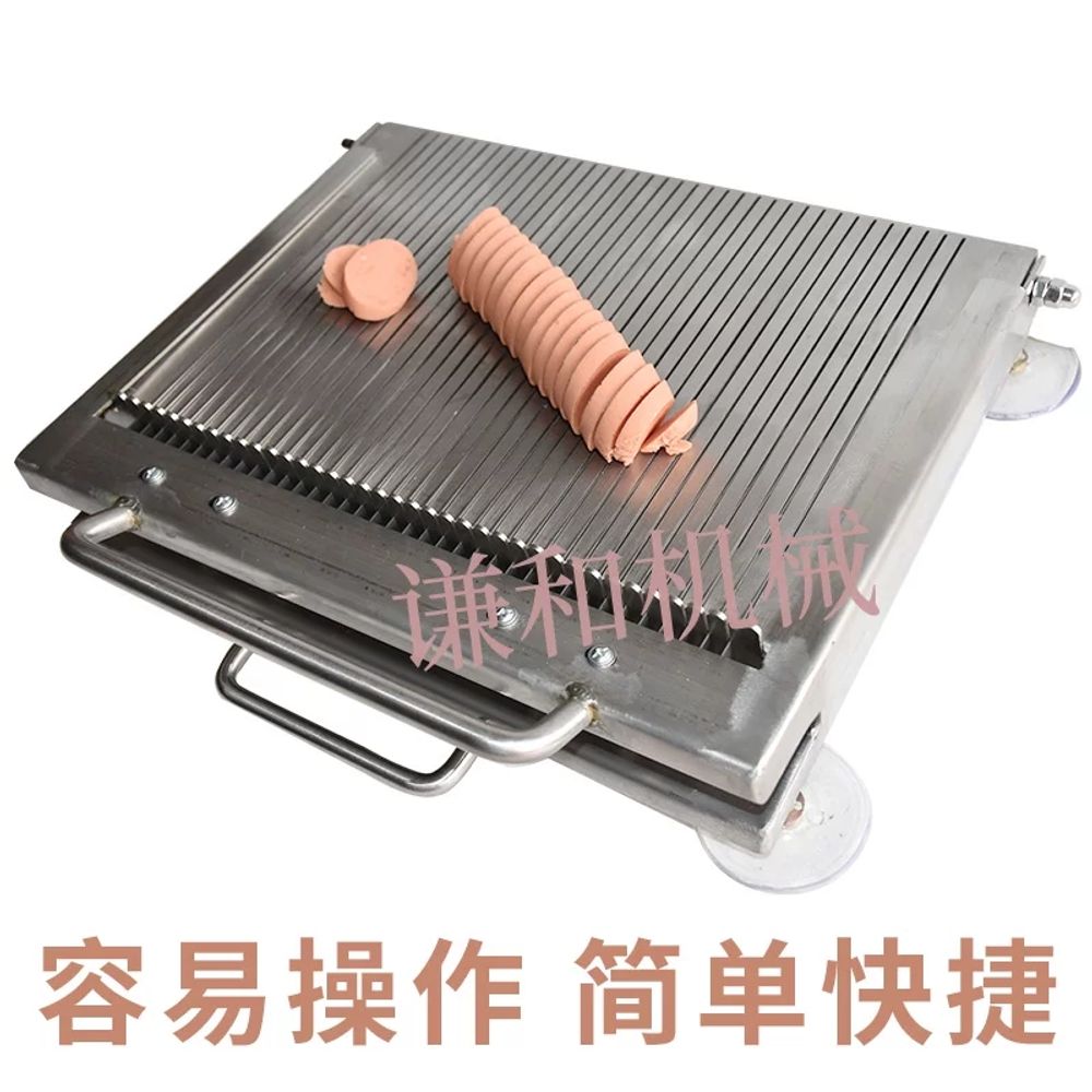 묵 절단기 업소용 대용량커팅기 컷팅기 커터 절편기 치즈 작두 두부 소시지 두께 - 상세 이미지 2