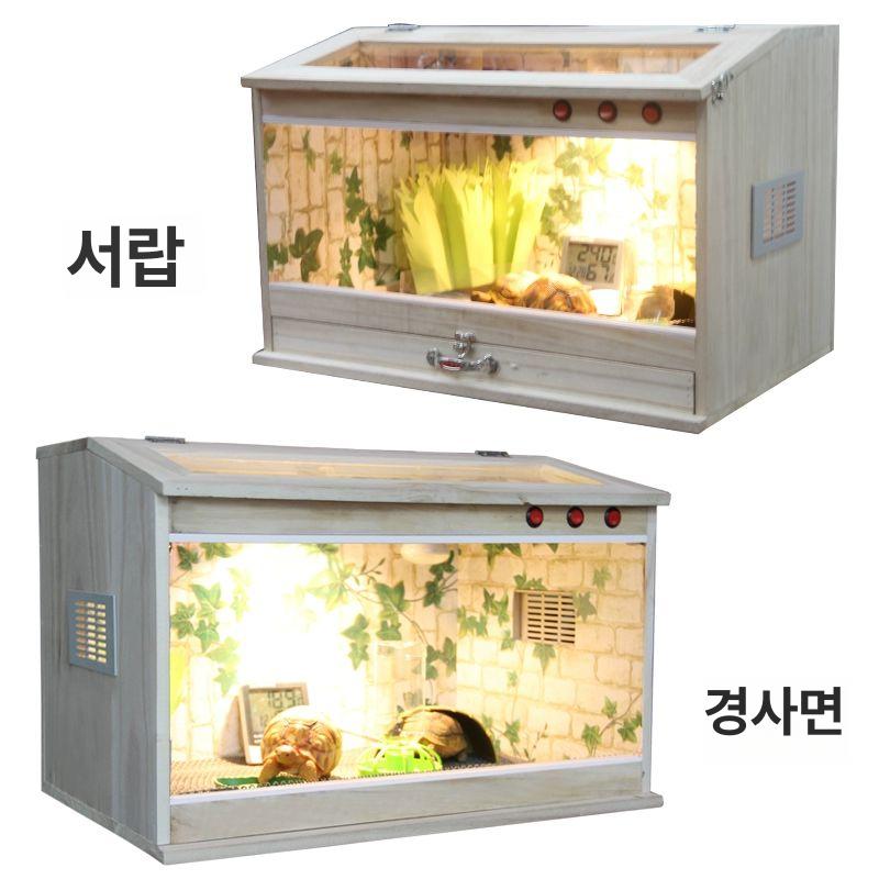 파충류 도마뱀사육장 애완용 습식 키우기 크레 아크릴 탈착식 도마뱀 부화 케이지 상자 - 상세 이미지 5