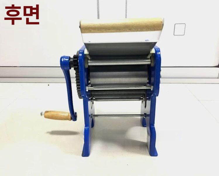 가정용 수동제면기 머신 칼국수기계 면뽑는 업소용 면발 소면 롤러 조리도구 반죽 - 상세 이미지 3