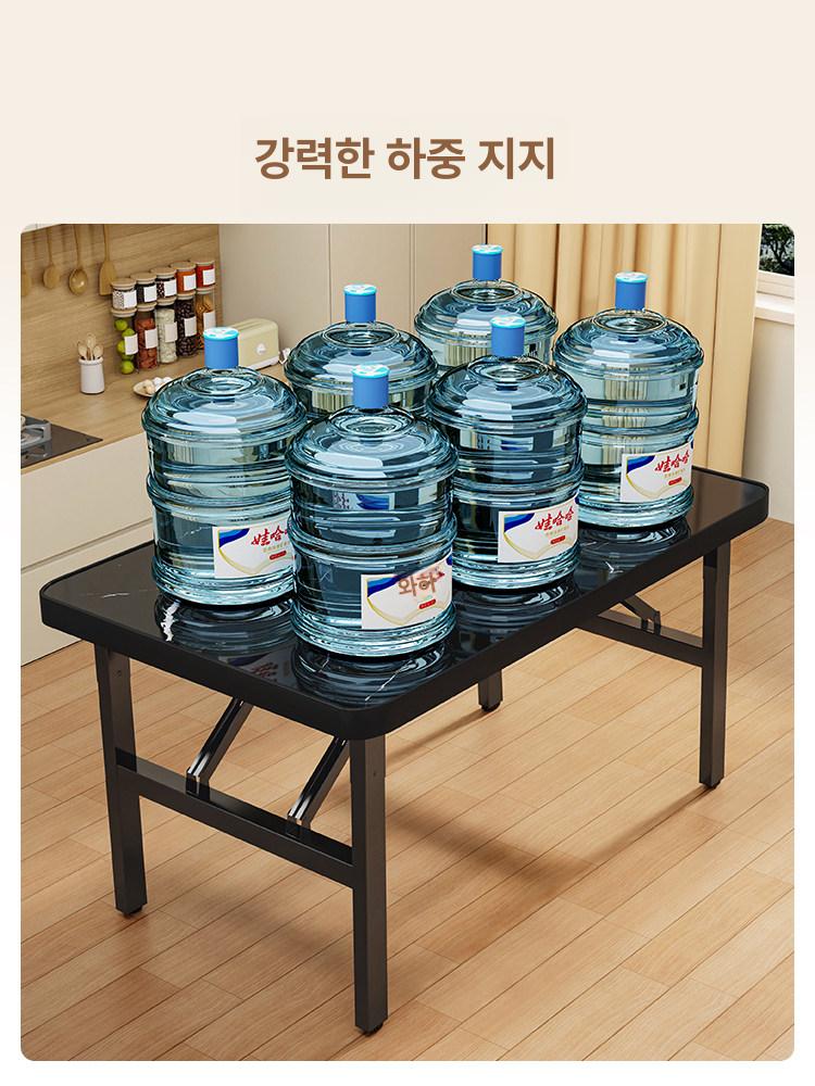 테이블 1인식탁 가구 공간활용 다이닝 간이 카페 탁자 주방 거실 원탁 접이식식탁 - 상세 이미지 5