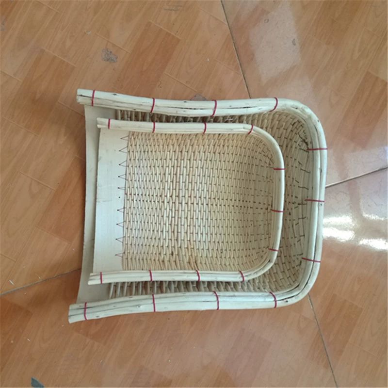 수제 대나무채반 전통 농사용 소쿠리 부침개 반원형 소품 물빠짐 건조용 - 상세 이미지 4