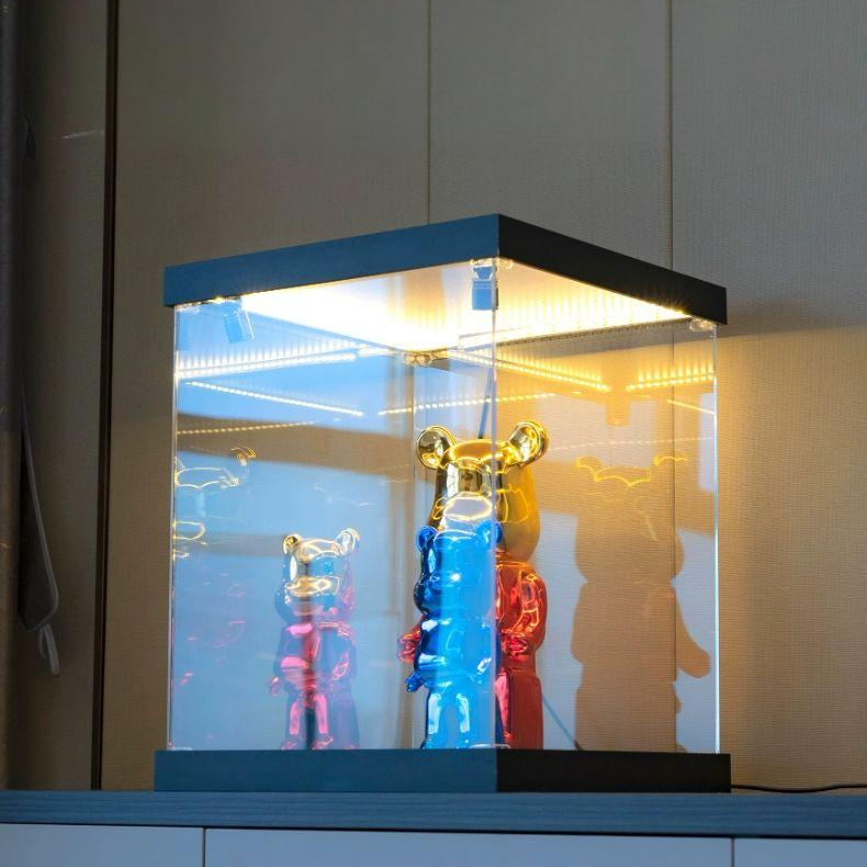 LED 아크릴케이스 피규어장식장 높이 아크릴상자 피규어케이스 장식 알뜰하루 진열장 아크릴 - 상품 이미지
