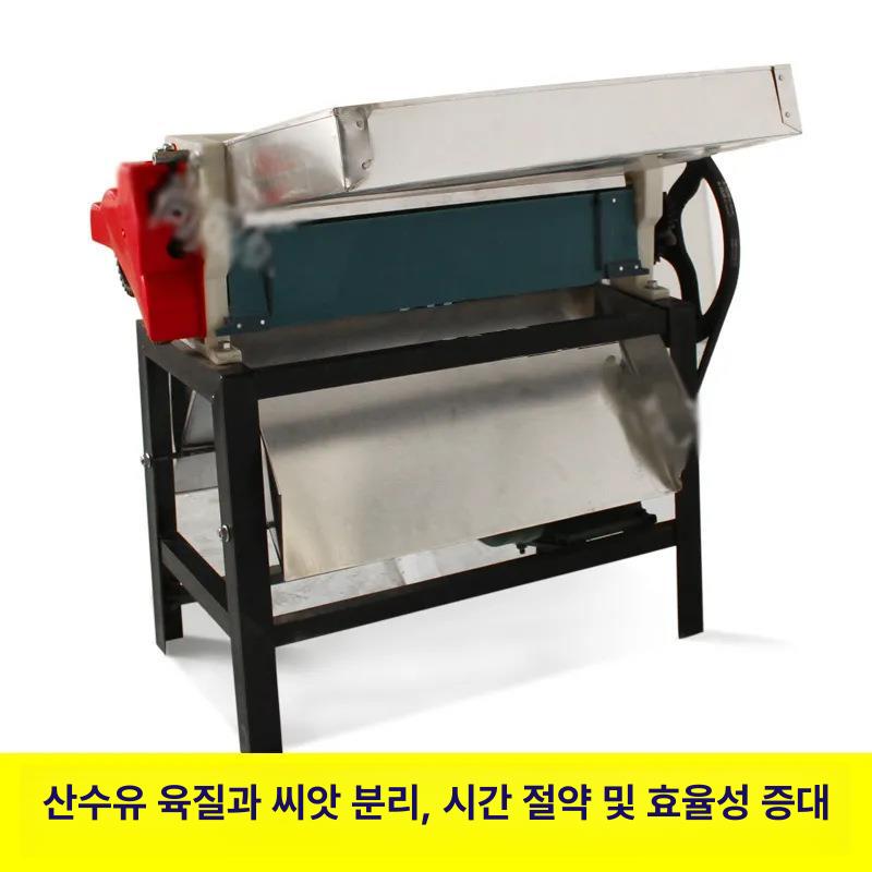 벗기는 산수유박피기 벗기기 필링기 껍질제거기 과일 씨분리기 열매가공 탈피 - 상세 이미지 3
