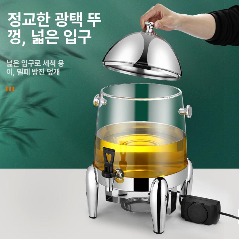 대형 음료디스펜서 업소용 워터저그 식당 보온 투명 쥬스 레스토랑 주스통 탄산음료 - 상세 이미지 3