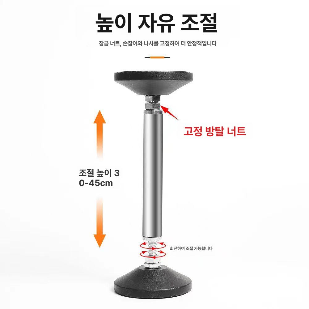 프레임 하중지지대 받침대 선반 기둥 양방향 높이 보조 브라켓 강화형 - 상세 이미지 2
