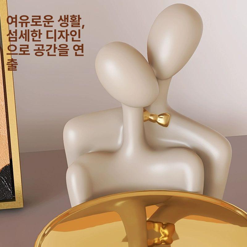 커플 키보관함 북유럽 현관 장식 선반 악세사리 인테리어 차키트레이 다용도 키홀더 - 상세 이미지 5