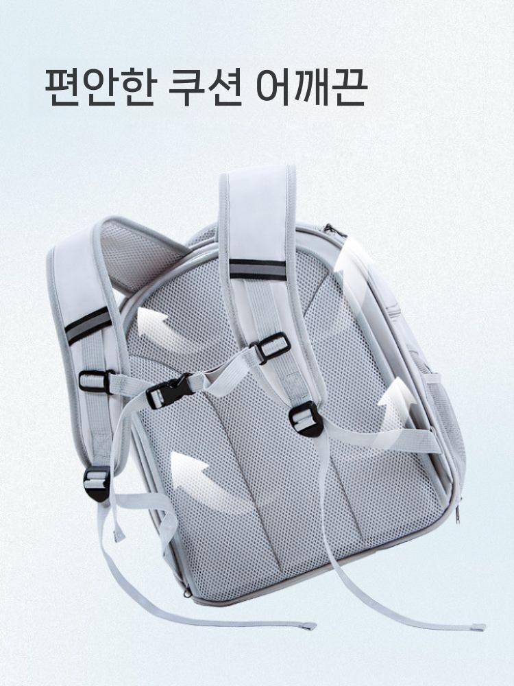 고양이 기내용 여행용 소프트 경량 케이지 애완 패브릭 동물 여행가방 접이식 초경량 소형 살구 6kg 고양이 5kg 강아지 - 상세 이미지 4