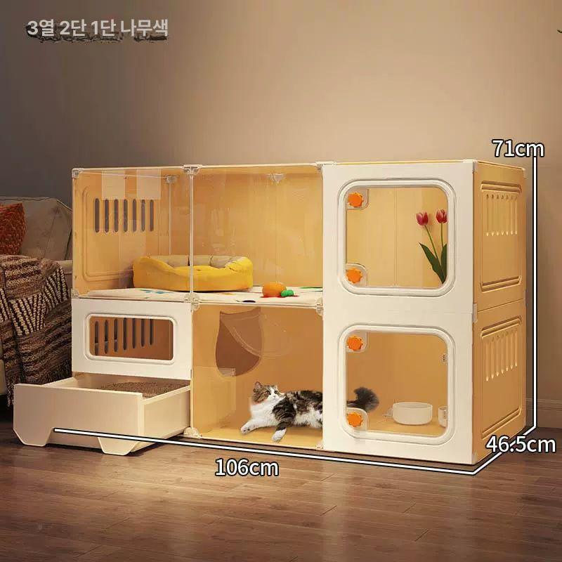 고양이 아파트 캣타워 하우스 타워 스크래쳐 고양이빌라 인테리어 고양이아파트 소형 반려묘 - 상세 이미지 4