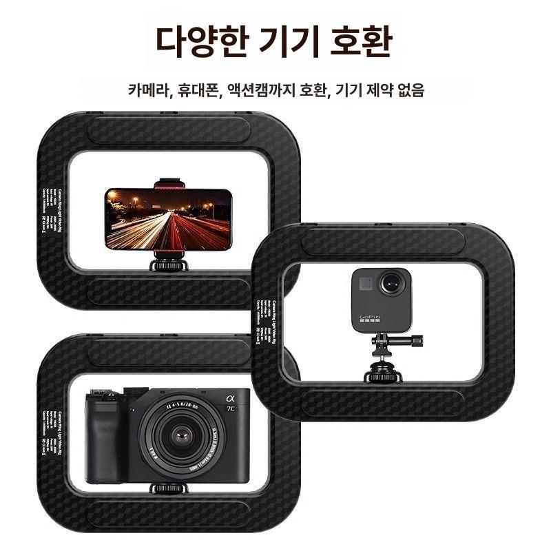 휴대폰 거치대 링조명 실내 조명기 셀카용 카메라 릴스 촬영용 핸드폰 원형 홀더 - 상세 이미지 4