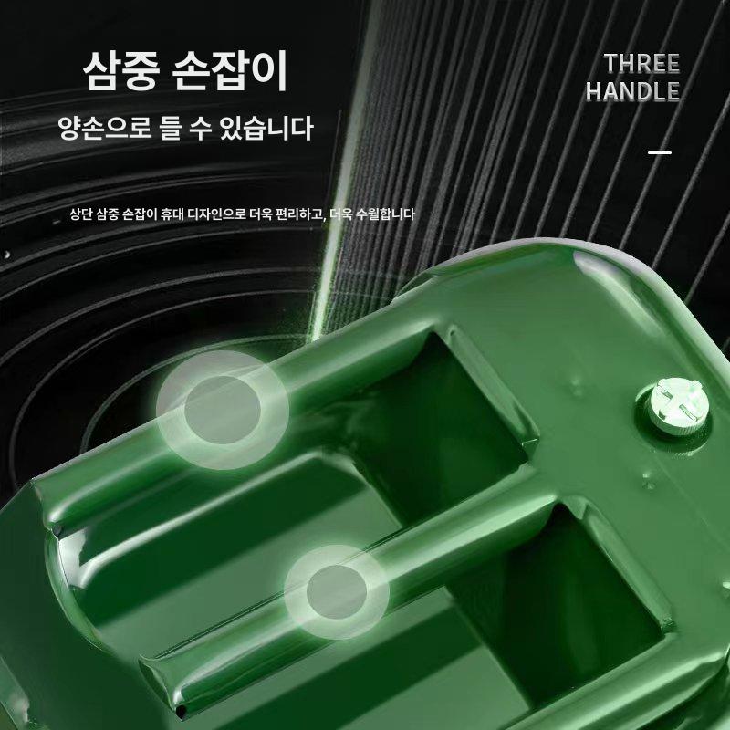 스텐 기름통 캠핑 급유 오일통 통 두꺼운 야외 캠핑용 배럴 디젤 가솔린통 석유통 철제 - 상세 이미지 3