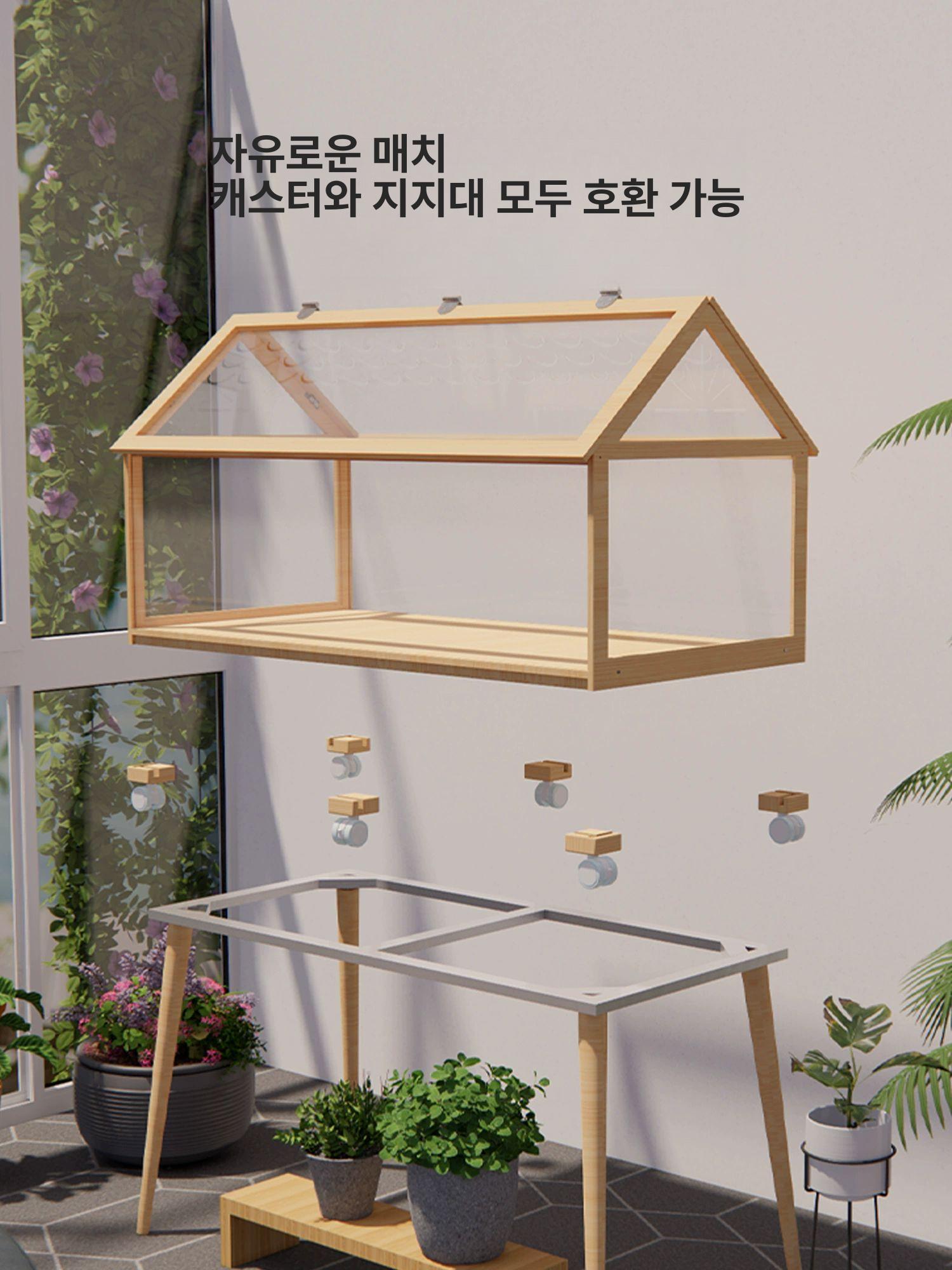 주택 햄스터집 투명 대형 기니피그 다람쥐 햄스터케이지 케 특대형 은신처 햄스터 케이스 - 상세 이미지 3