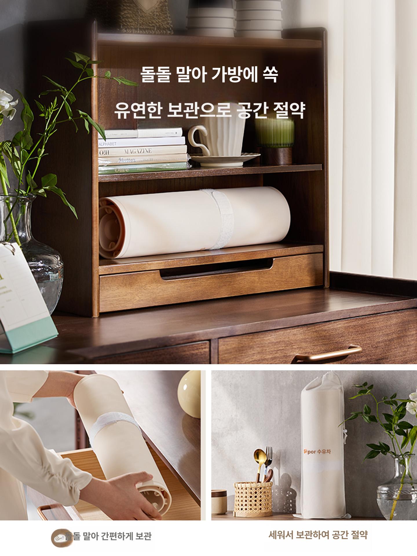 실리콘 푸드워머 접이식 가정용 워머 온열 냄비 플레이트 접이식푸드워머 전기 음식 패드 - 상세 이미지 4