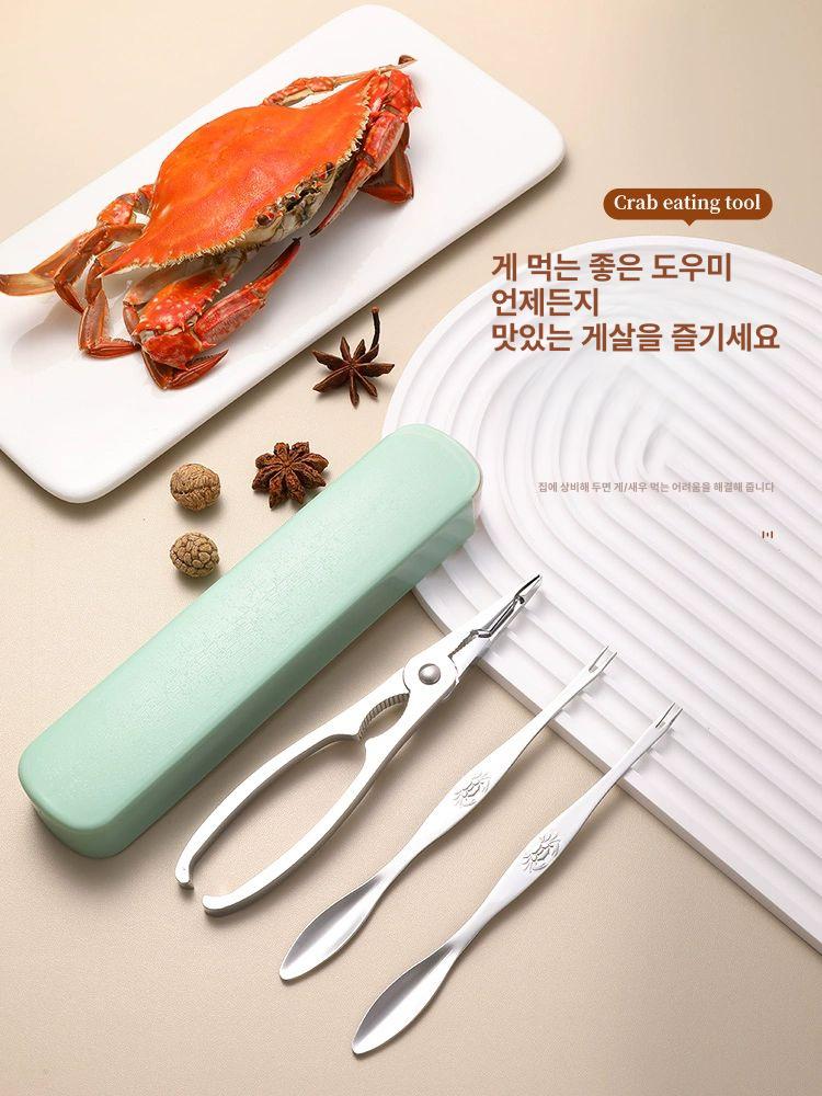 게집게 도구 킹크랩 게살 바늘 플라이어 전용 크랩 먹는 스테인리스 표준 홑입 가위 해산물 - 상세 이미지 2