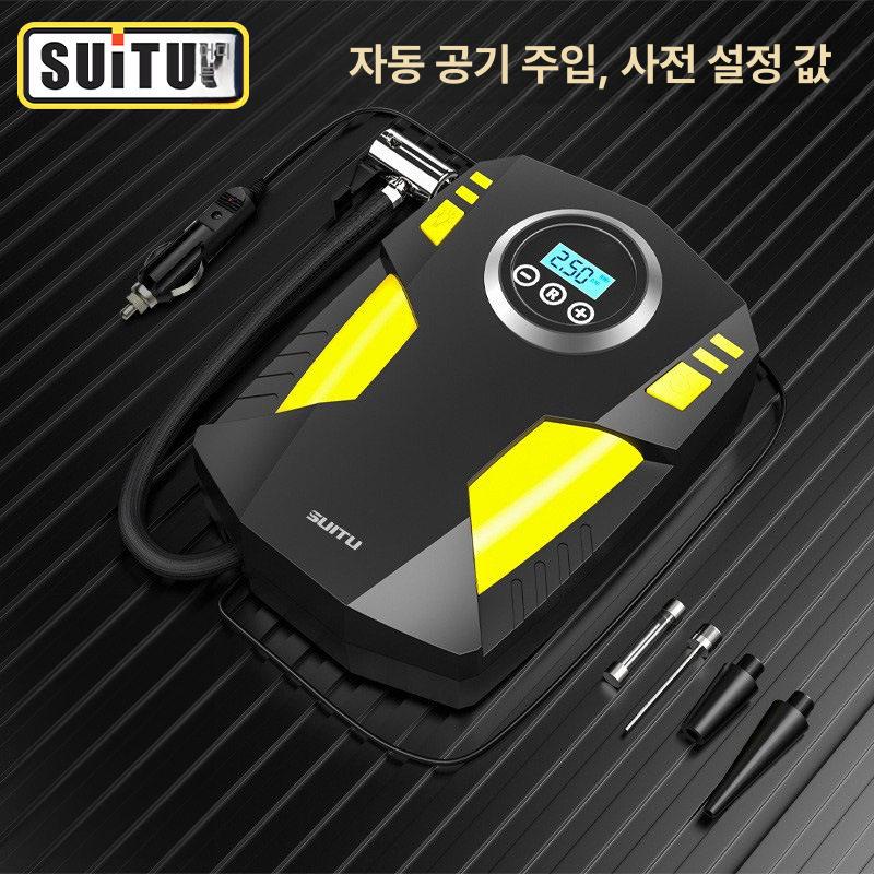 휴대용 자동차공기압충전기 바퀴 압력 오토바이 차량용 타이어공기압충전기 - 상세 이미지 2