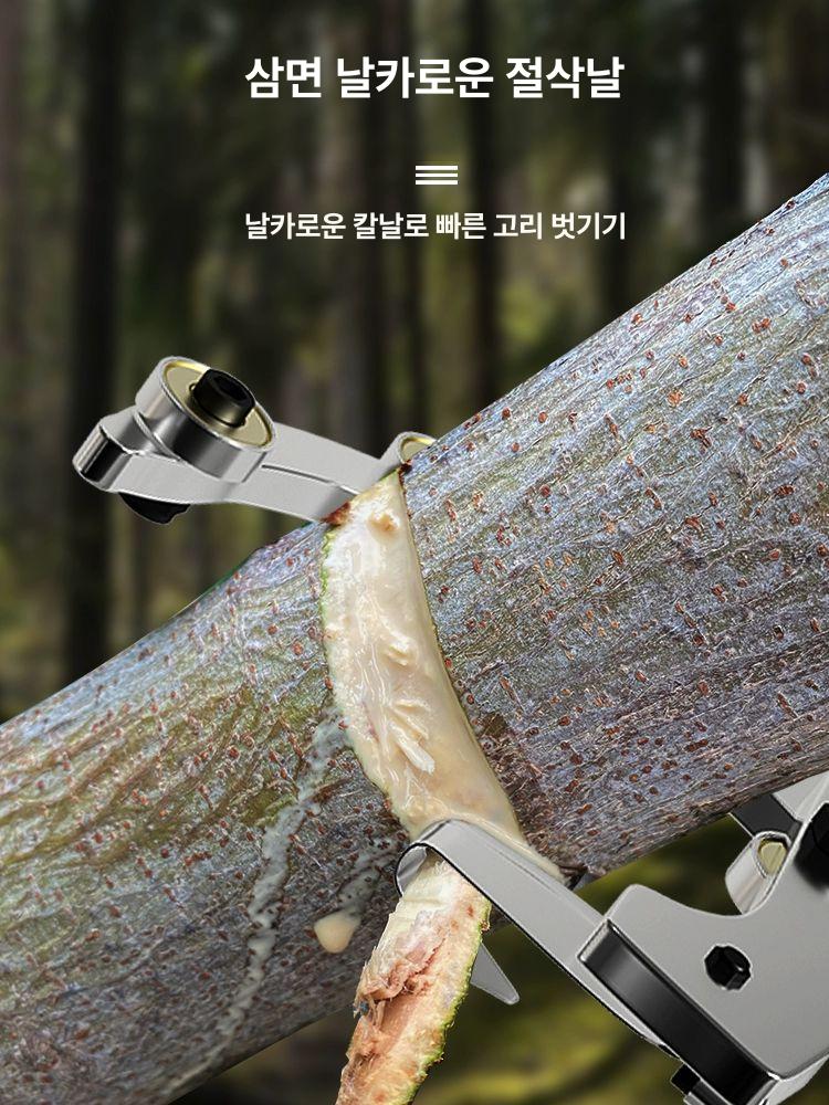 회전식 나무껍질박피기 과일 원예 나무껍질 과수원 거들링 나무탈피도구 탈피도구 환상 - 상세 이미지 3