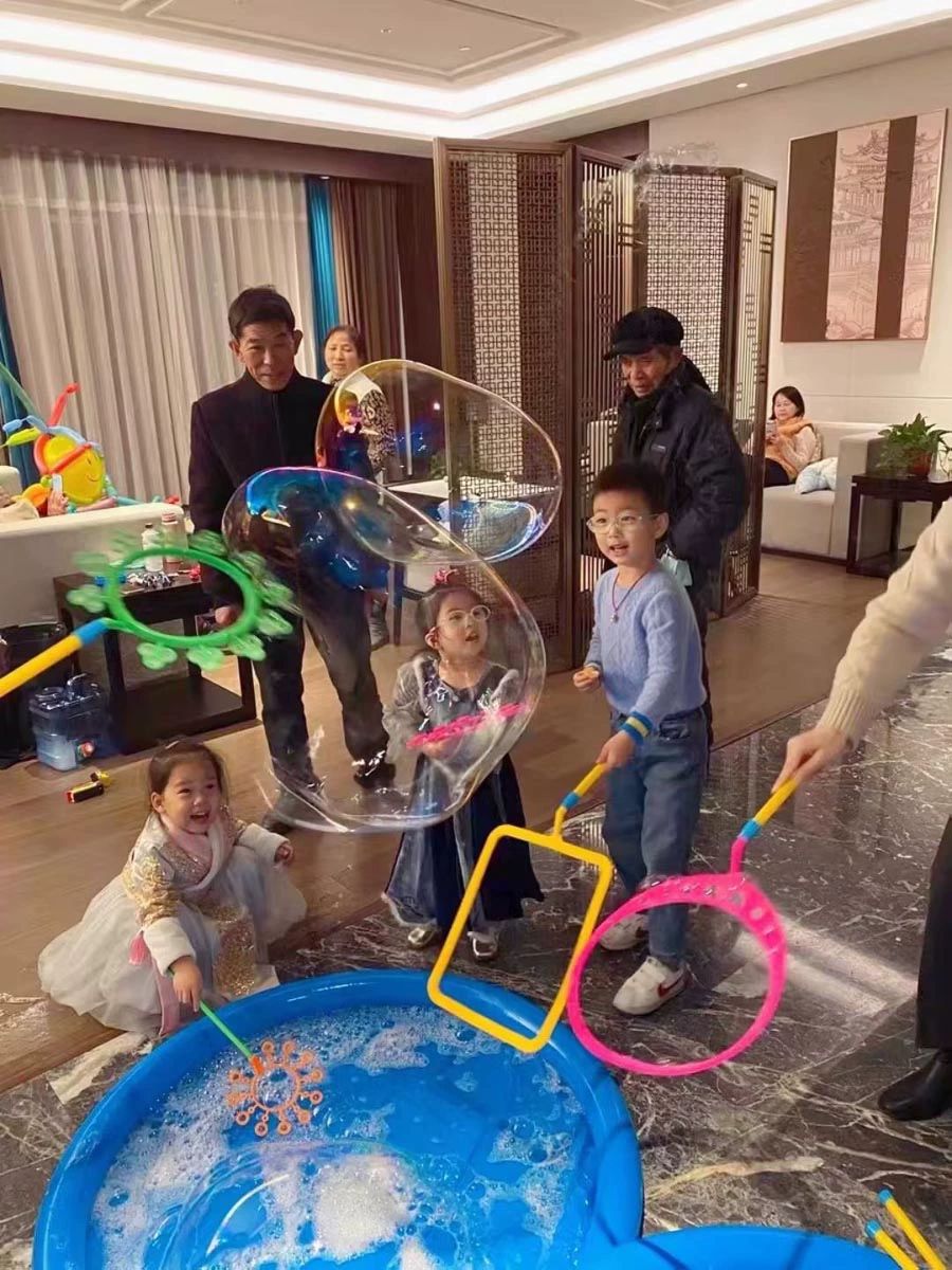 대형 비눗방울 버블쇼 장난감 스틱 행사장 선물 만들기 공연 초대형 버블건 쇼 축제 이미지 6