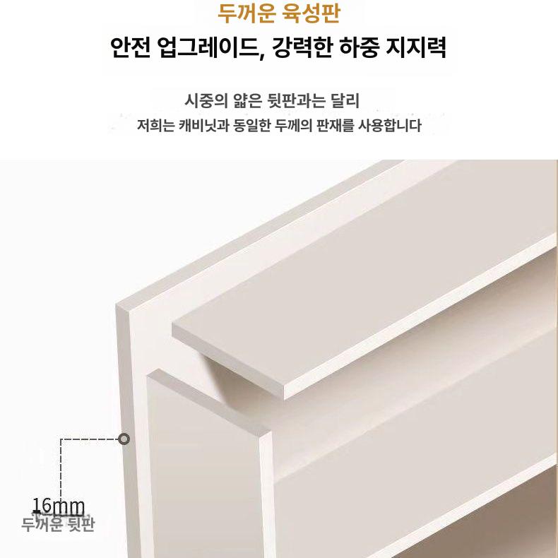 장식장 엔틱가구 고풍스런 빈티지 맞춤 주문 책장 콘솔 조립 셀프 캐비닛 - 상세 이미지 4