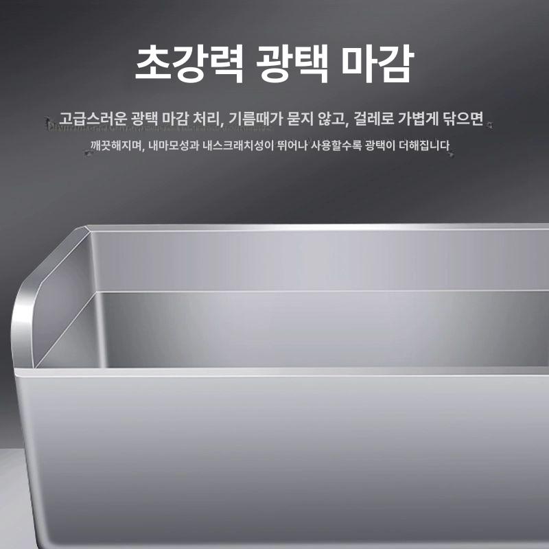 스텐 대걸레개수대 화장실 사무실 씽크대 탕비실 걸레통 공장 세척 청소용 병원 상가 - 상세 이미지 4