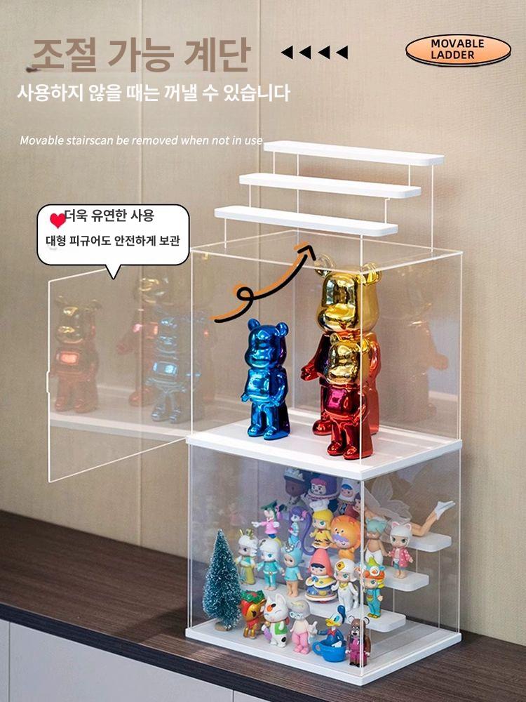 진열장 피규어보관함 블라인드 정리케이스 선반 쇼케이스 정리함 피규어용 스탠드 - 상세 이미지 3
