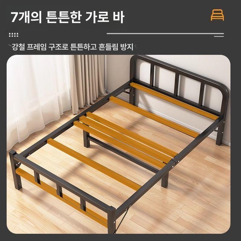 철제 침대상판 모던 보강 깔판 블루스트라이프 조립식 마루 상판 접이식 싱글 도톰 평상 - 상세 이미지 4