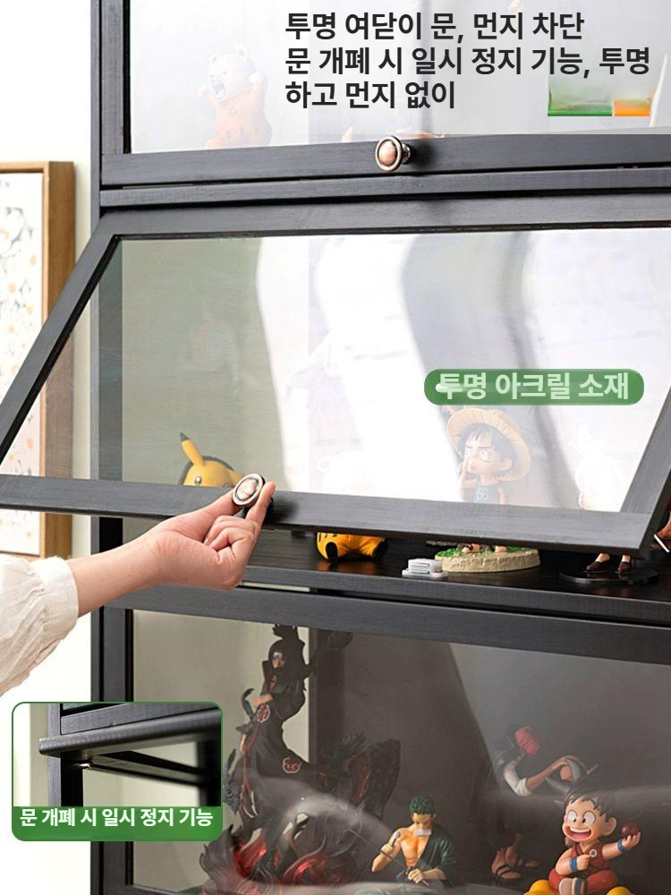 유리도어 거실유리장식장 유리진열장 술장 술진열장 양주진열장 양주수납장 - 상세 이미지 4