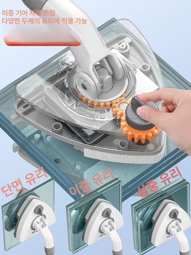 자석창문닦이 유리창 청소기 고층 외창 베란다 청소도구 - 상세 이미지 3