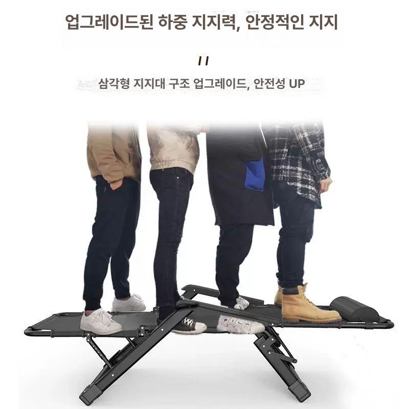 접이식 캠핑의자 각도조절 캠핑체어 야외 캠핑용 사이즈 감성 그라운드 등받이 로우 - 상세 이미지 5