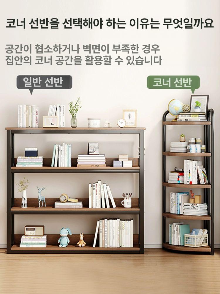 거실코너 코너수납장 틈새 진열장 침실 수납 가구 서랍장 수납장 인테리어 와인 선반 조립 - 상세 이미지 2