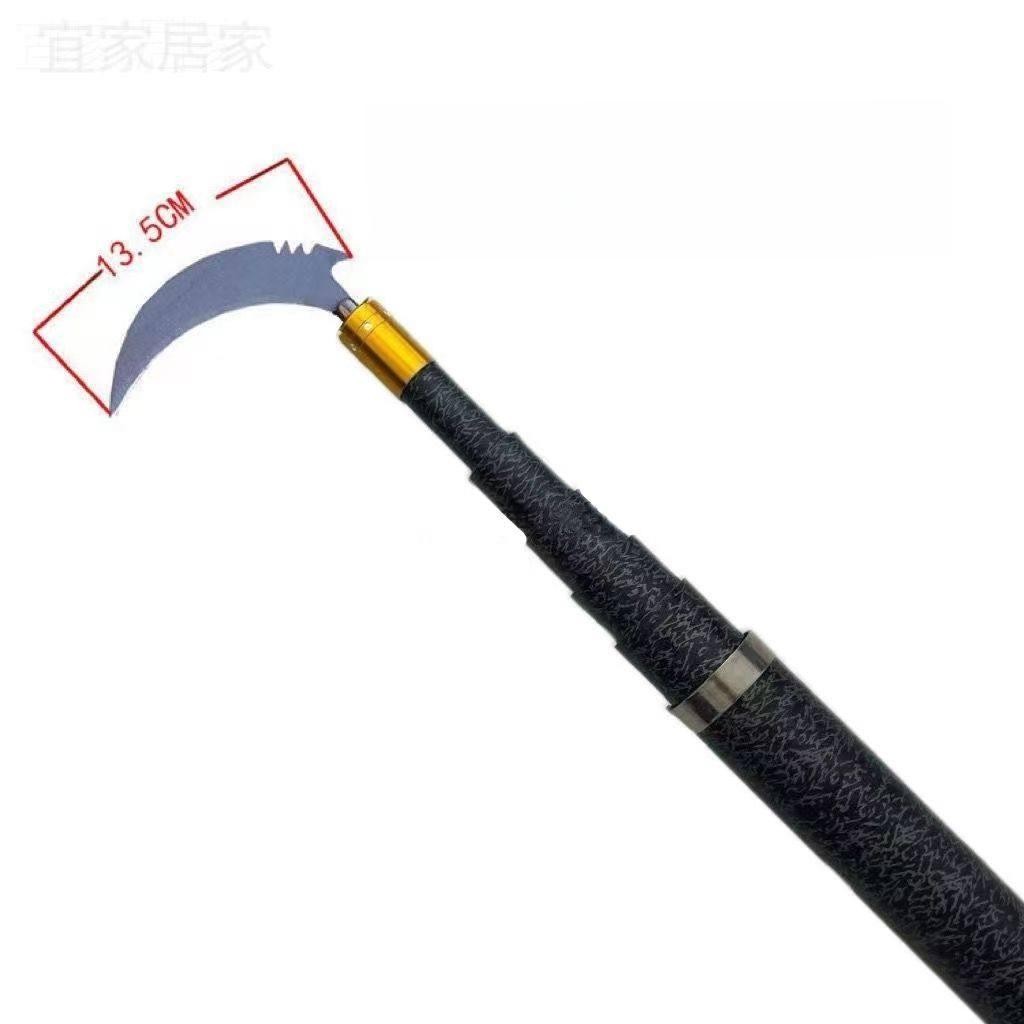 겨우살이장대 장대낫 겸용 과수원 열매 장낫 알루미늄 접이식 고지낫 길이연장 잡초 경량 - 상품 이미지