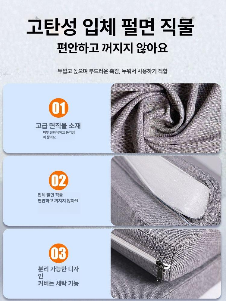 차량용폴딩매트 매트 평탄화 여행 조수석 승용차 차박매트리스 작은이불침대없음 휴식 뒷좌석 - 상세 이미지 4