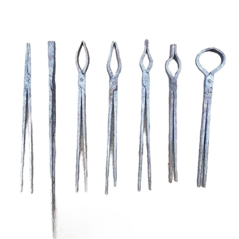 대장간 집게 펜치 막대 대장장이 도구 플라이어 단조 목공 납작핀 뻰치 길이 무쇠 - 상품 이미지