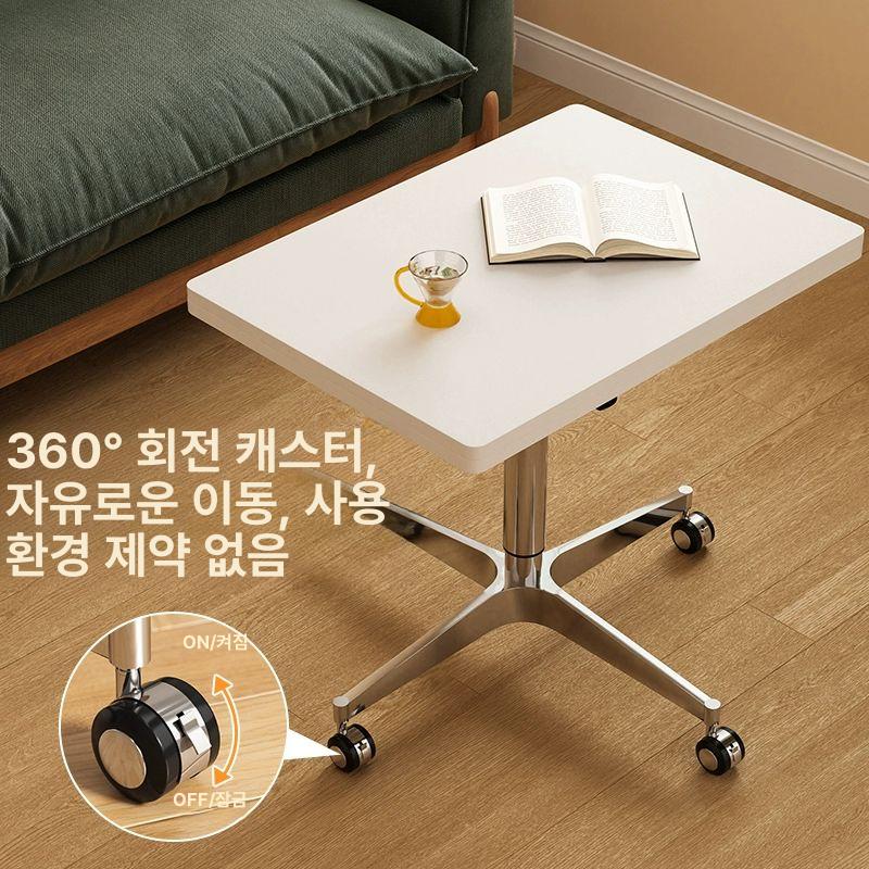 접이식 좌식 테이블 원목 소형 노트북 책상 캠핑 야외 휴대용 간편한 미니탁자 - 상세 이미지 4