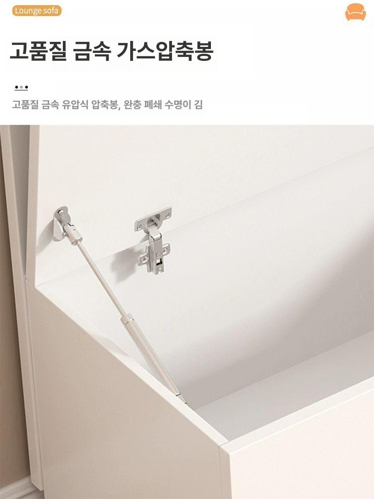 카페 붙박이의자 수납형 쿠션 업소용 휴게실 벤치수납의자 붙박이소파 수납소파 - 상세 이미지 4