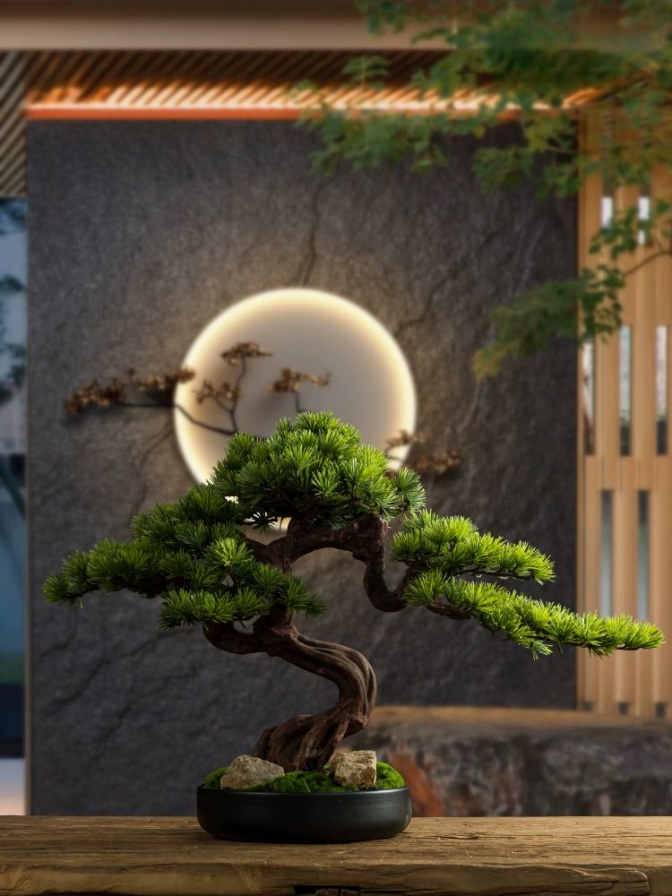 인테리어 조화나무 식물 조경 장식 플랜테리어 인조 화분 가지 카페 거실 - 상세 이미지 3