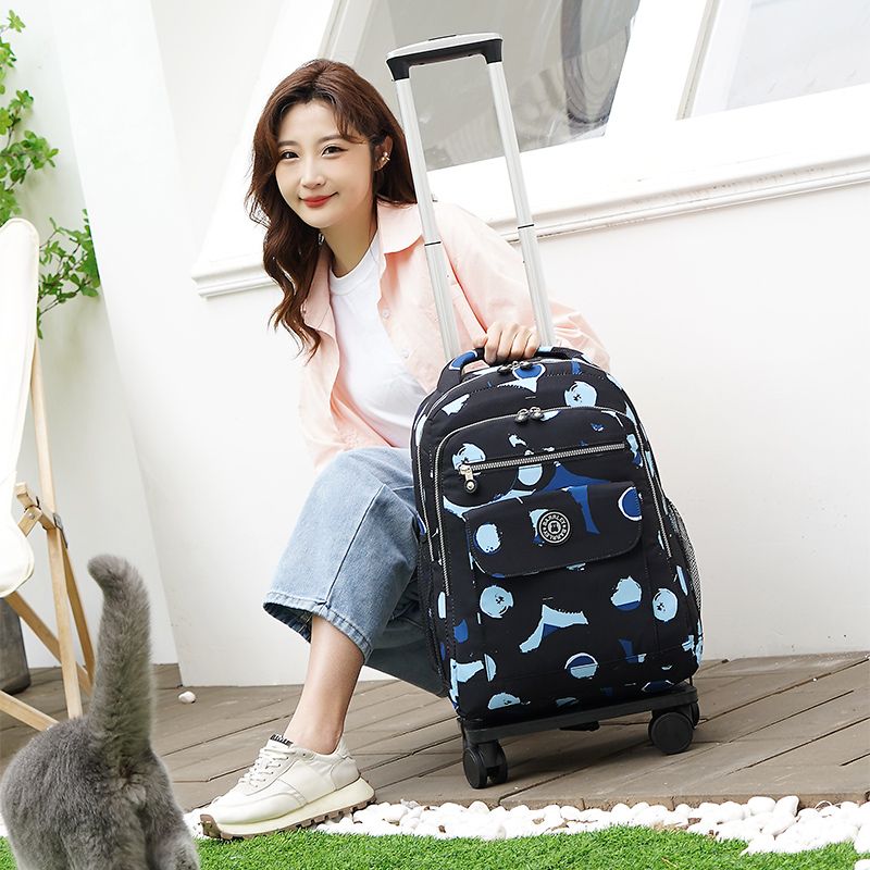 바퀴 배낭 백팩 기내용 책가방 남자백팩 백팩코디 여성백팩 유니섹스백팩 남녀공용백팩 노트북 - 상세 이미지 2