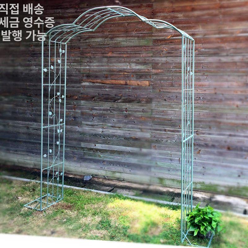 정원 아치 철제 울타리 야외 엔틱 조경 넝쿨지지대 지지대 철재 지주대 아치형 정원아치 - 상세 이미지 3