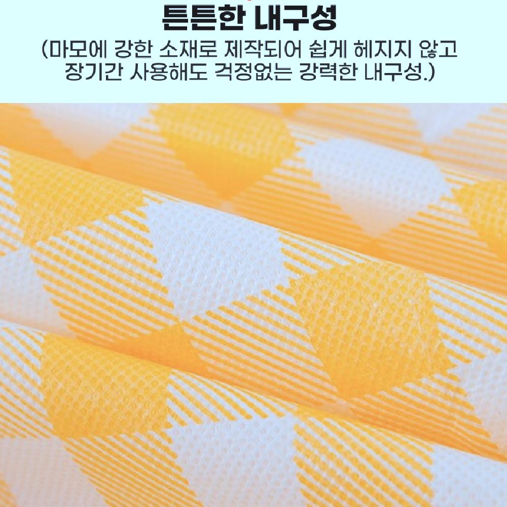 접이식 방수 매트 소형 대형 중형 캠핑 체크 돗자리 피크닉 파우치형 - 상세 이미지 4
