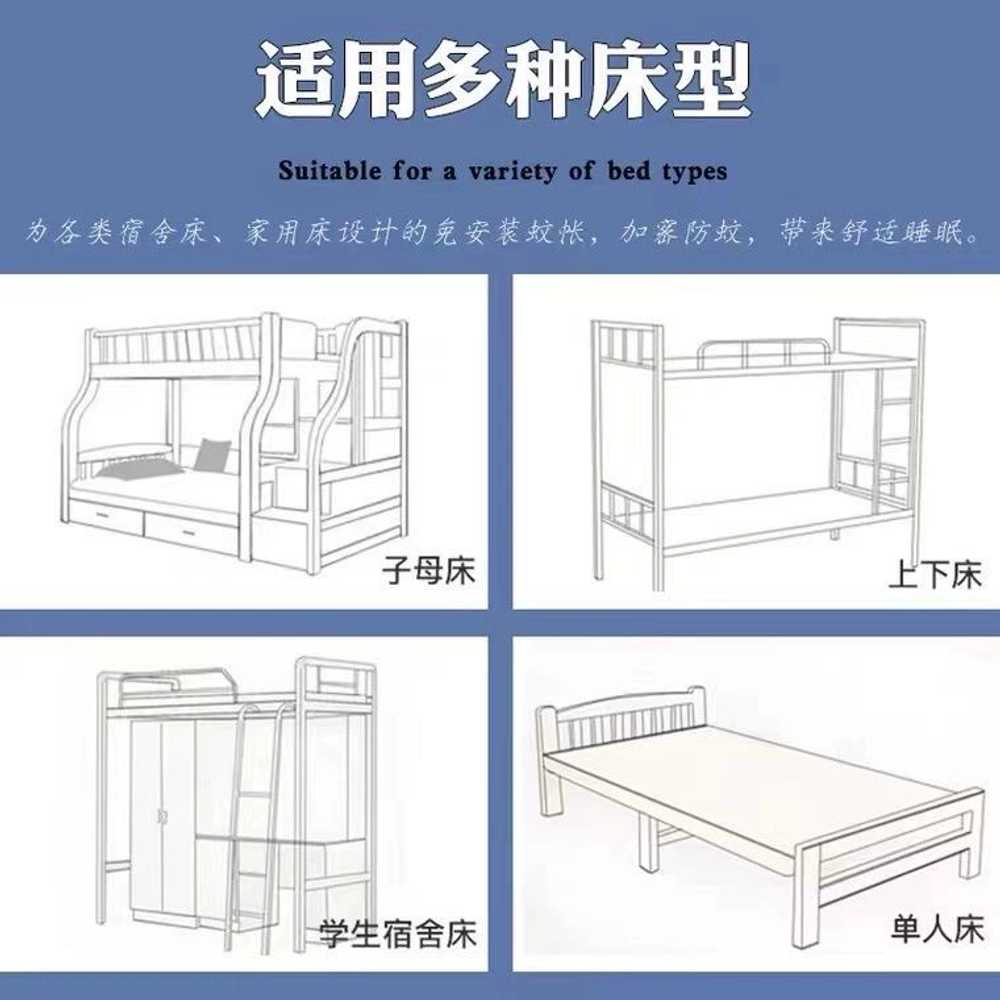 원터치 기숙사 이층 밀폐 방풍 싱글 침대텐트 알뜨리 난방텐트 모기장 방한 포그닝 - 상세 이미지 4