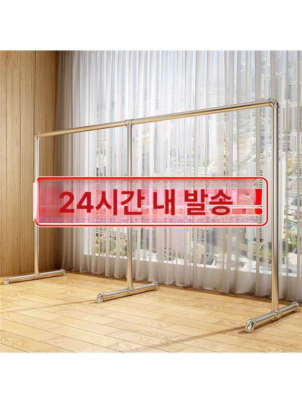 대형 쇠파이프행거 매장용 선반행거 이동식 간편한 건조대 큰 단봉 선반 옷가게 장 - 상세 이미지 2