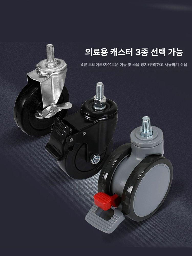 웨건 모니터선반 이동식 카트 작업대 컴퓨터선반 키보드 모니터스탠드 받침대 미용실 노트북 - 상세 이미지 5