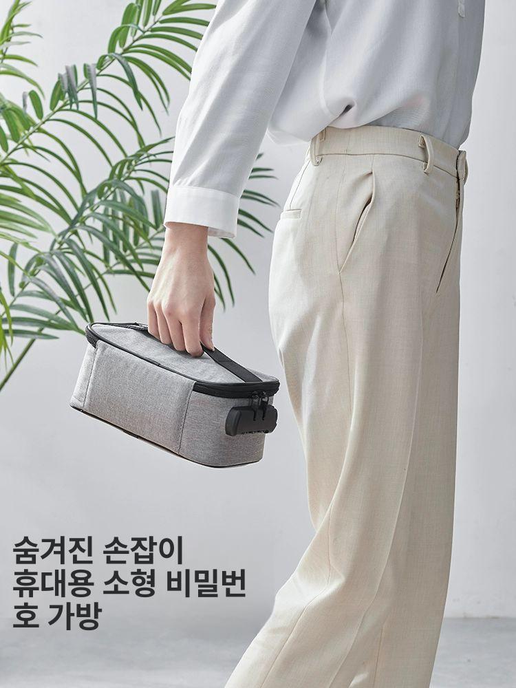 가죽 도장보관함 휴대용 도장집 도장케이스 인감 수납 사무용품 인주 파우치 - 상세 이미지 5