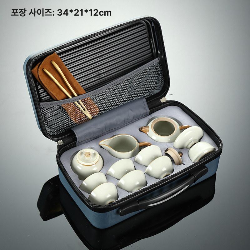 도자기 사케워머세트 온사케 정종잔 일본식 온주기 중탕기 사케병 따뜻한 정종데우기 - 상세 이미지 2