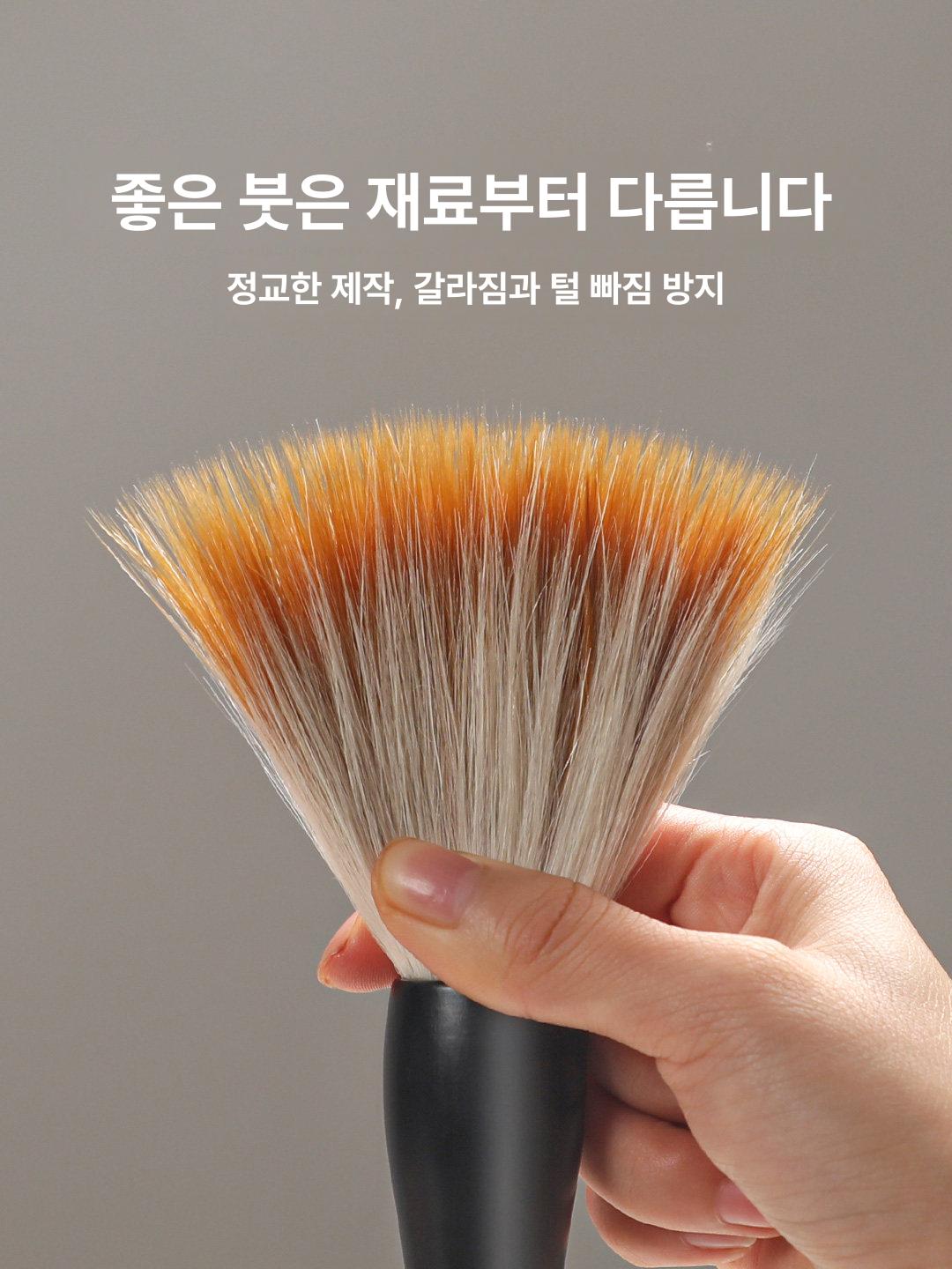 동양화 대자 캘리그라피 서예용 모필 캘리그라피붓 용품 궁서체 낭모 고급 글씨 펜 세필 - 상세 이미지 2