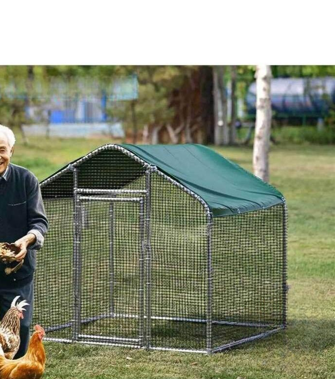 야외 닭장 이동식 사육 대형 얇은 망 플라스틱 철망 케이지 키우기 사육장 가정용 비둘기 - 상세 이미지 2