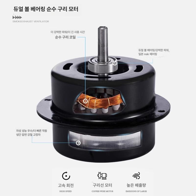 공장 산업용환풍기 배기 농장 주방 배풍기 직결 환풍기 환기구 배기팬 덕트 환기 작업장 - 상세 이미지 4