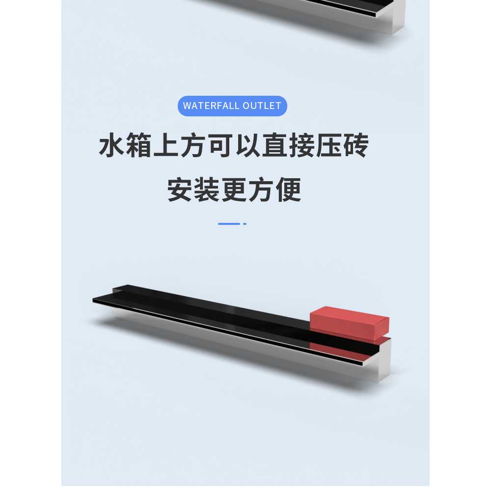 워터 물벽 조경 수전 호텔 장식 연못 벽천 물커튼 실외 분수대 물폭포 파티션 아크릴 - 상세 이미지 2