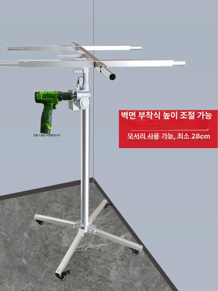 석고 보드 공사 지지대 천정 천장공사 수동 거치대 브래킷 크랭크 합판 작업 구조물 보조 - 상세 이미지 5